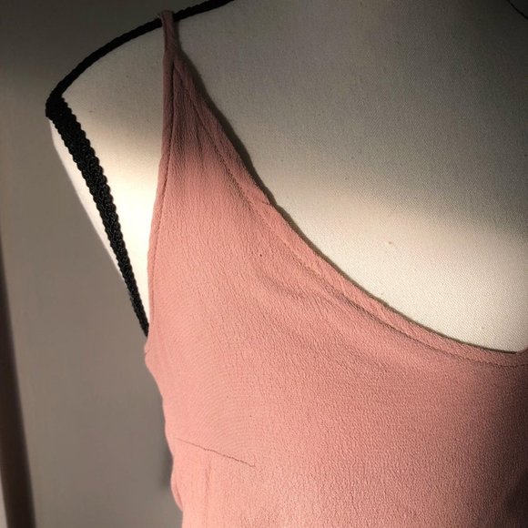 Pink slip-style mini dress - Picture 3 of 3